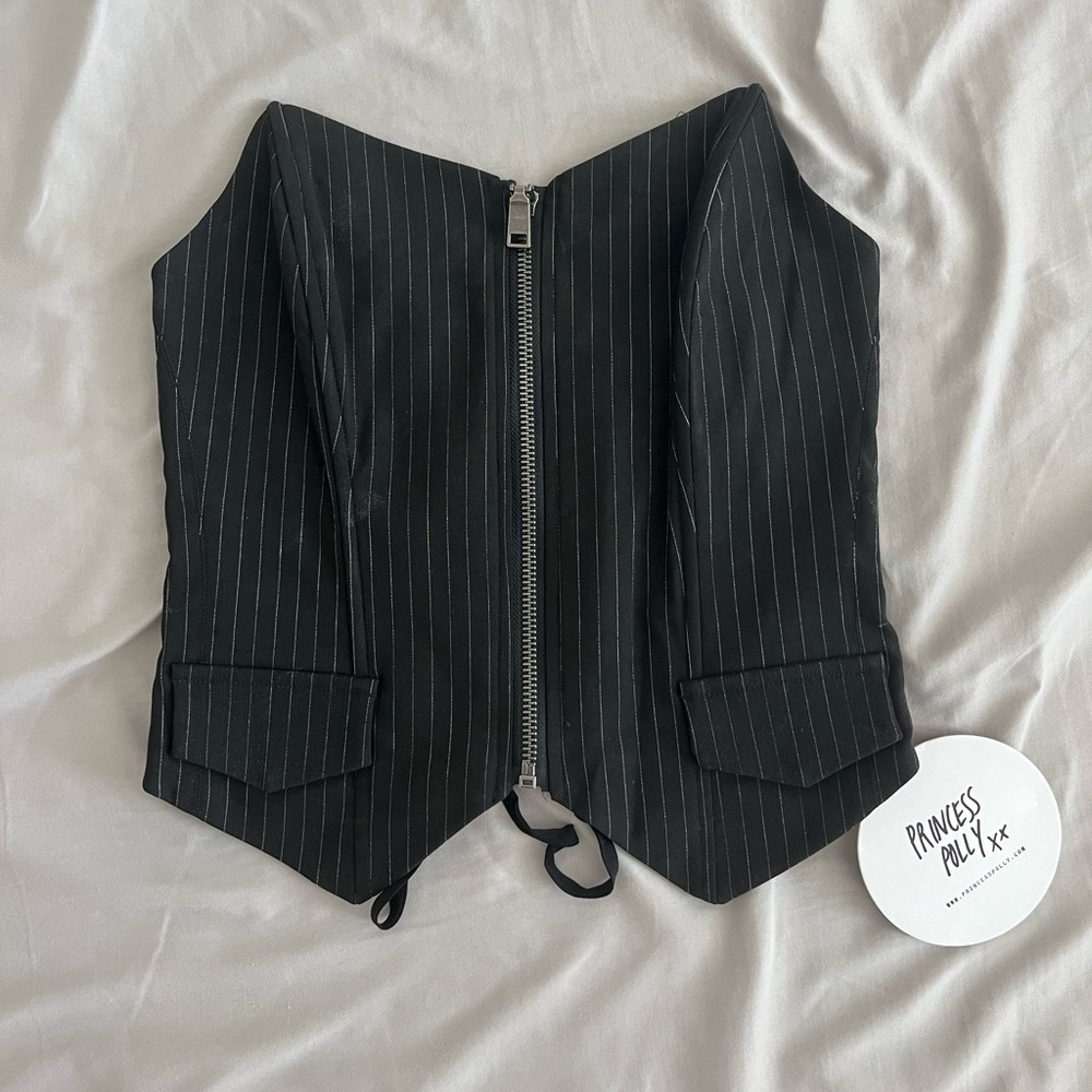 Princess Polly Pinstripe Corset